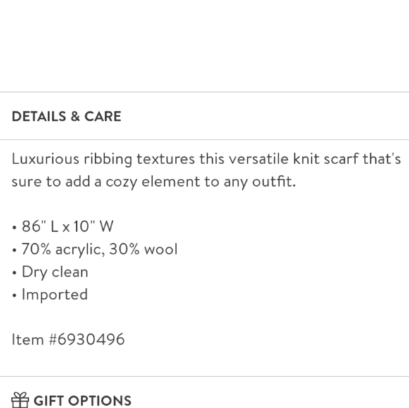 All SAINTS - women's  blush rib mix scarf - Picture 7 of 7